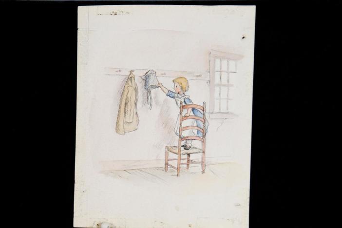 Appraisal: Tasha Tudor Drawing from "Pumpkin Moonshine," ca. 1938