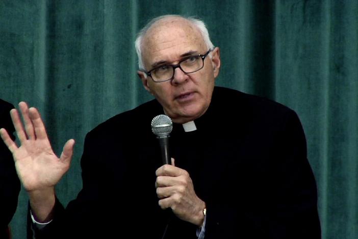 Monsignor Irwin describes the religious rituals that will proceed the conclave on Tuesday.