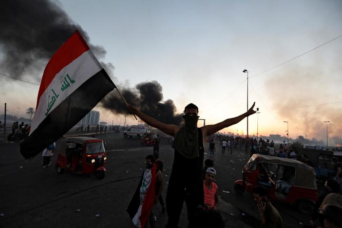 News Wrap: Iraq's prime minister tries easing protest tensions