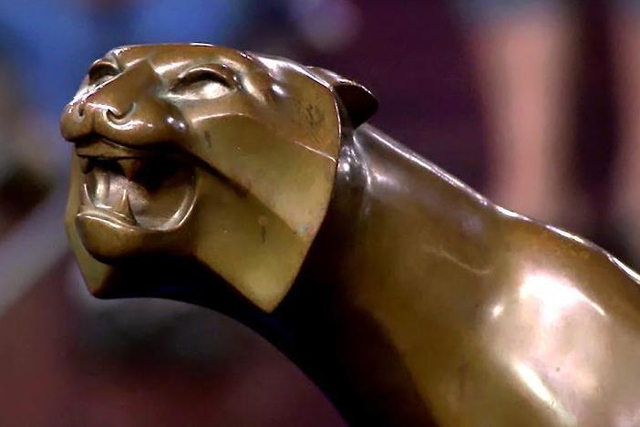 George Lavroff Art Deco Bronze, ca. 1930 from El Paso Hour 3.