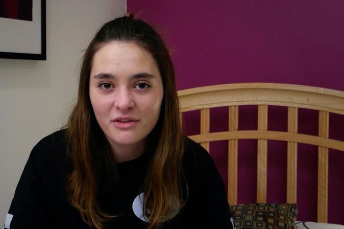Gil, a varsity member, is fueled to keep going when judged by her poise over her points.