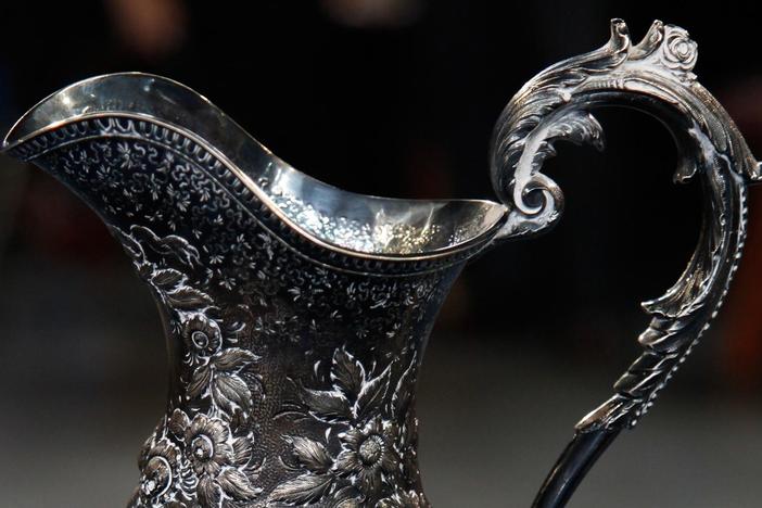 Appraisal: 1854 Tiffany Presentation Pitcher, from Rapid City Hour 1.