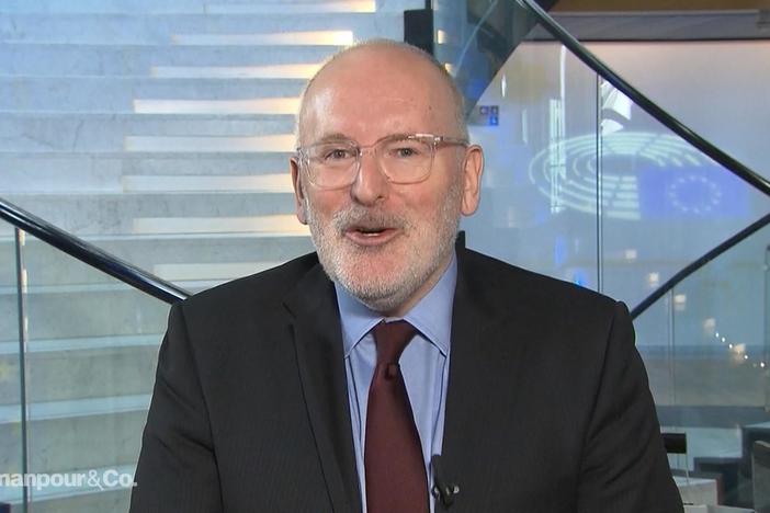 First Vice President of the European Commission Frans Timmermans joins the program.