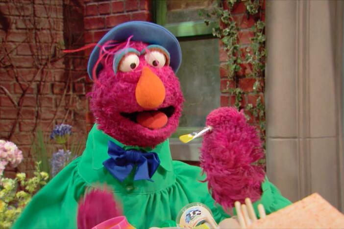 Join your friends on Sesame Street and learn that there's more than one way to make art. 