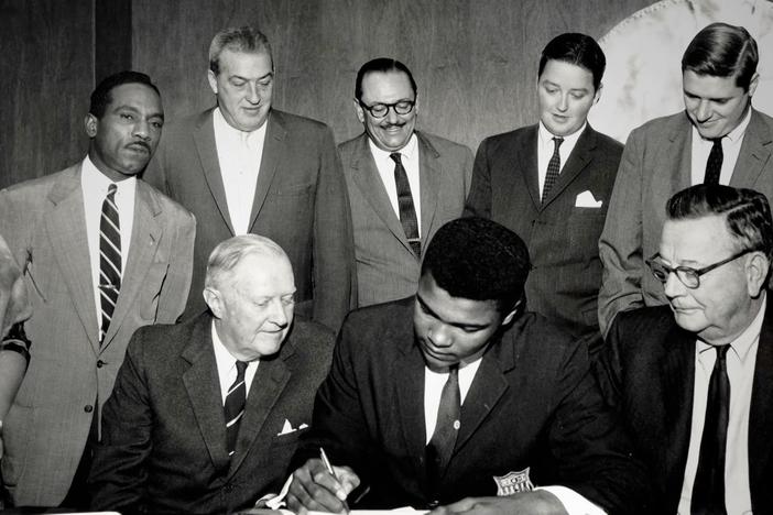 Explore Muhammad Ali's polarizing views on religion and racial integration in 1965.