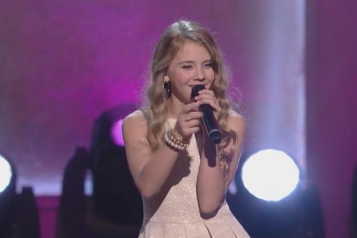 Tegan Marie performs as a tribute to Smokey Robinson, recipient of the Gershwin Prize.