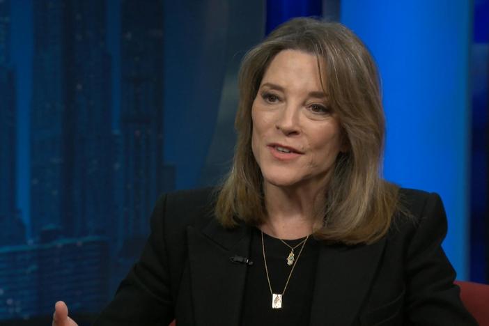 Marianne Williamson joins the program to explain her platform.
