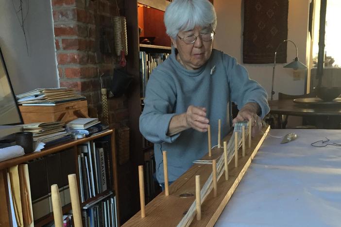 Fiber artist Kay Sekimachi on card weaving