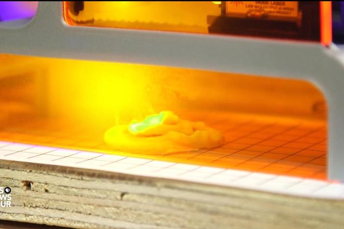 The path to a more nutritious pizza, lit by laser beams