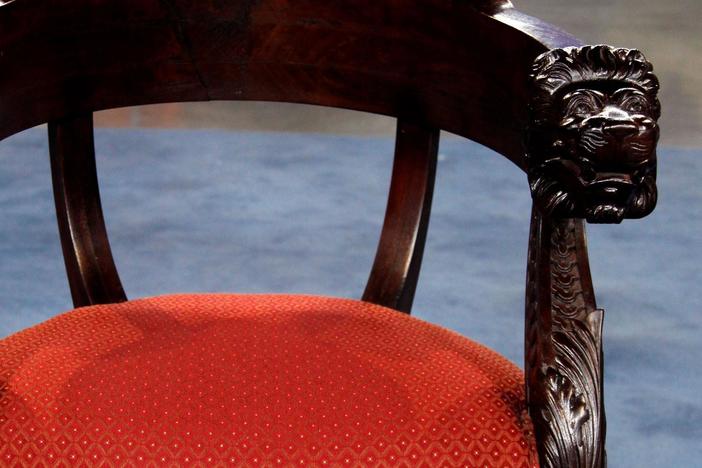 Appraisal: Renaissance Revival Armchair, ca. 1880, from Biloxi Hour 1