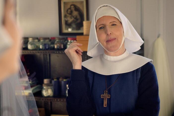 Sporting a peep toe? You have Sister Hilda's stamp of approval.