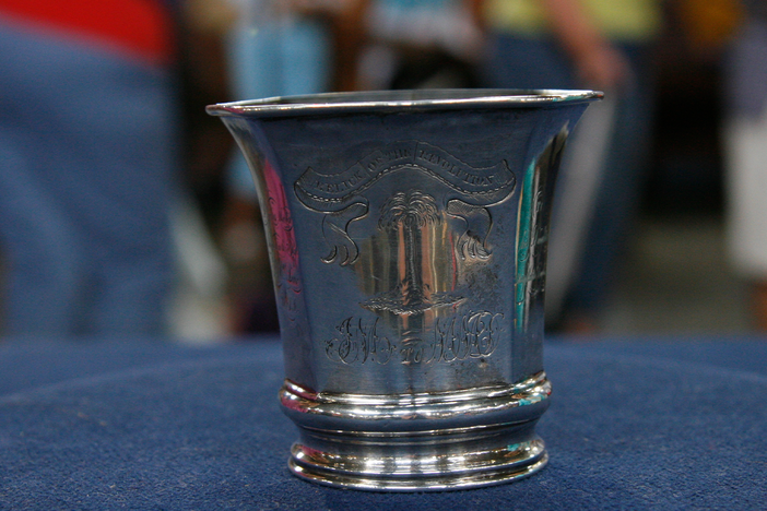 Appraisal: Commemorative Revolutionary War Cup, ca. 1825