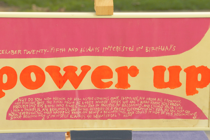 Appraisal: 1965 Sister Mary Corita "Power Up" Serigraph