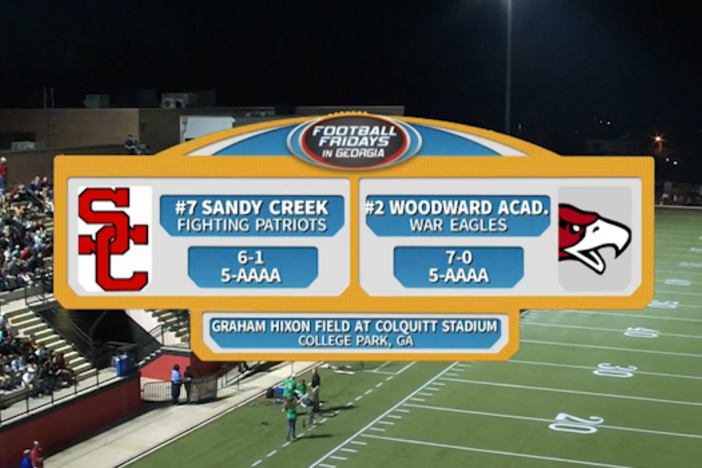 Sandy Creek Fighting Patriots v Woodward Acad. War Eagles (10/23/15) College Park, GA