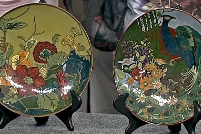 Appraisal: Rozenburg Pottery Plaques, ca. 1900, from Vintage Salt Lake City.