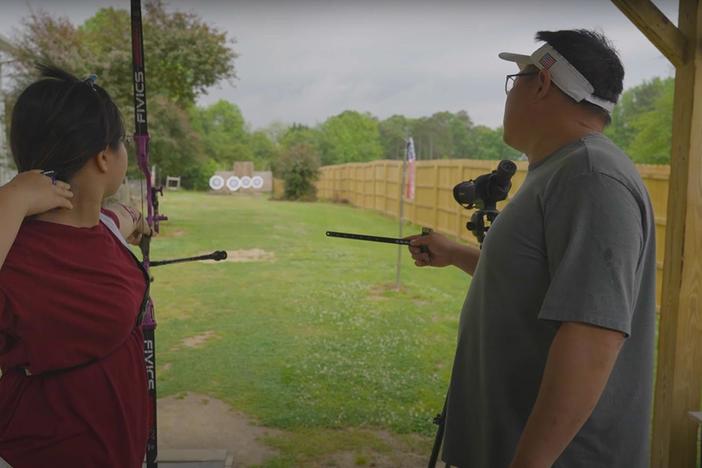 Atlanta teen Hayun dreams of becoming an Olympic archer, so her parents make sacrifices to help.