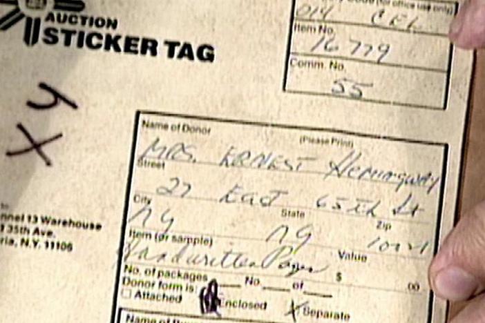 Appraisal: Hemingway Manuscript & Letter, from Vintage Secaucus