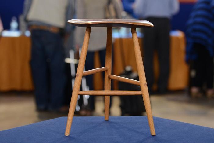 Appraisal: 1960 Wharton Esherick Stool, from Albuquerque, Hour 2.