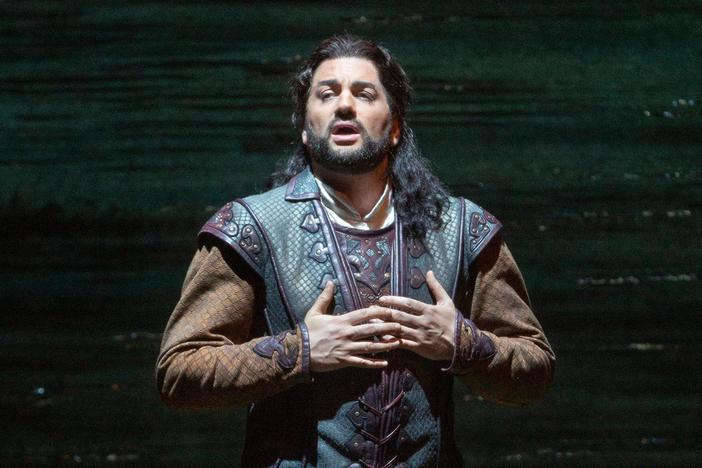 Yusif Eyvazov as Calàf sings the aria from the final act of Puccini's opera "Turandot."