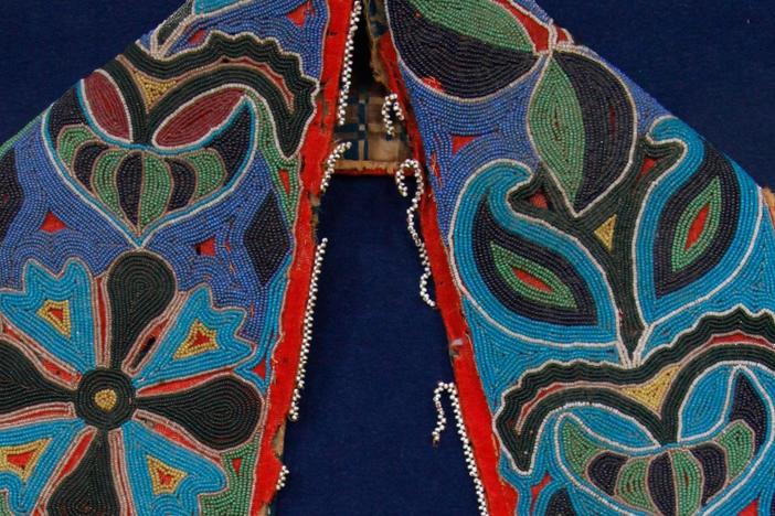 Appraisal: Cherokee Bandolier Bag with Document, from San Diego Hour 2