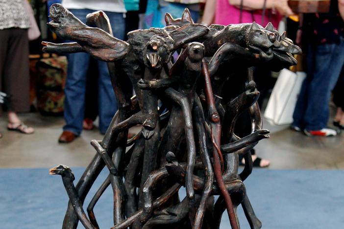 Appraisal: Folk Art Root Sculpture, ca. 1900, from ROADSHOW's Special: Kooky & Spooky.