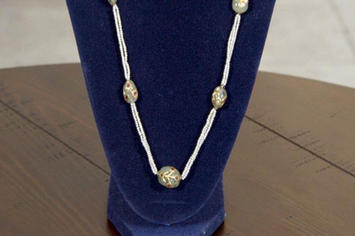 Appraisal: Mughal Emerald & Pearl Necklace, ca. 1895 in Newport, Part 6.