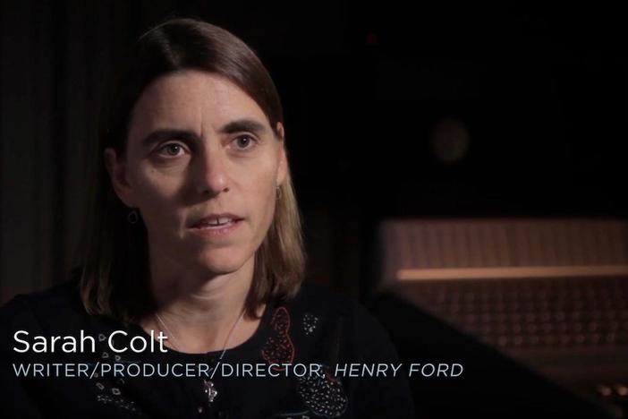An interview with Sarah Colt, producer/writer/director for "Henry Ford."