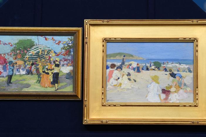 Appraisal: Belle Hoffman Paintings, ca. 1925, from Cleveland Hr 1.