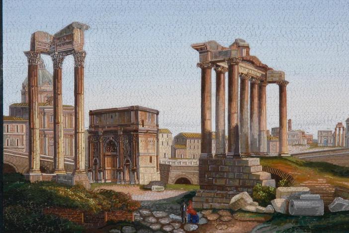 Appraisal: Italian Micromosaic Picture, ca. 1865, from Baltimore Hour 2.