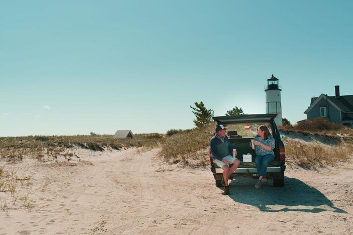 The East Coast's largest horse ranch, dunes of Sandy Neck Beach and a local painter.