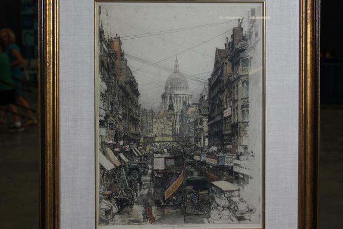 Web Appraisal: 1925 Luigi Kasimir Color Etching & Aquatint, from Cleveland.