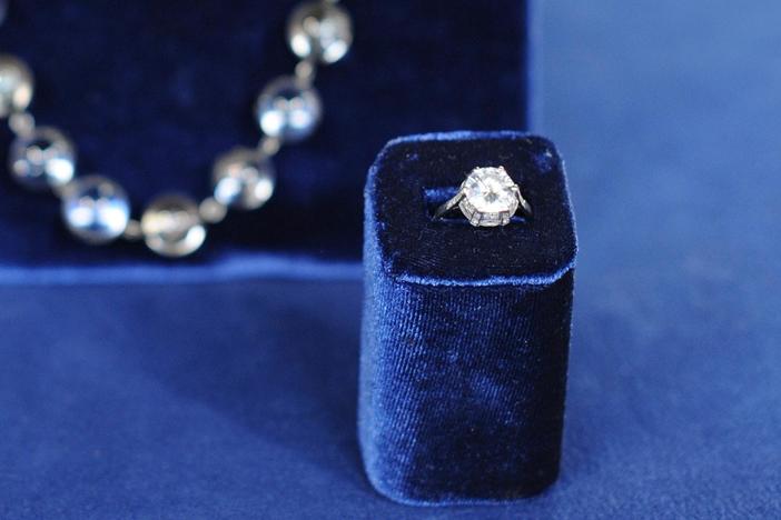 Appraisal: Necklace & Diamond Ring, ca. 1920, from Birmingham, Hour 3.