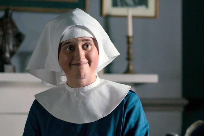Sister Frances and Mother Mildred discuss a new assignment.