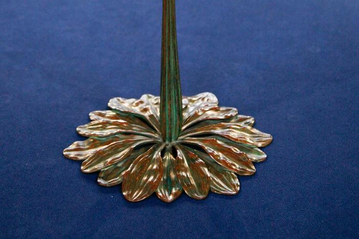 Appraisal: Tiffany Studios "Saxifrage" Candlestick, ca. 1905