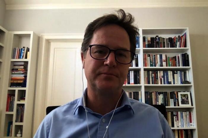 Nick Clegg, VP for global affairs and communications at Facebook, joins the program.