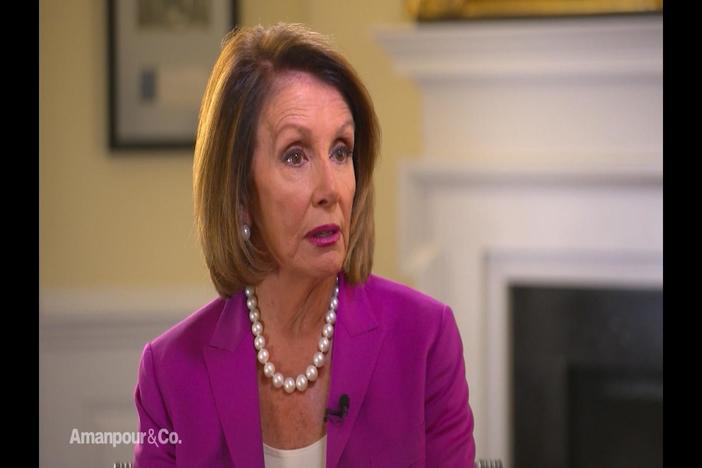 House Democratic Leader Nancy Pelosi addresses calls for her to pass on the mantle.