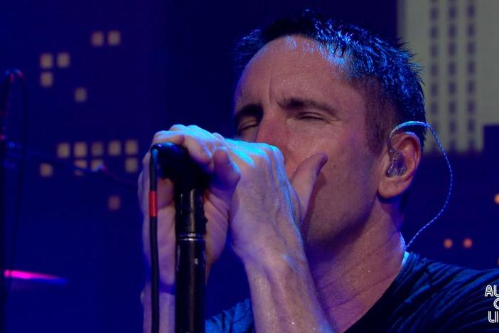 Nine Inch Nails perform "Hurt" on ACL TV. 