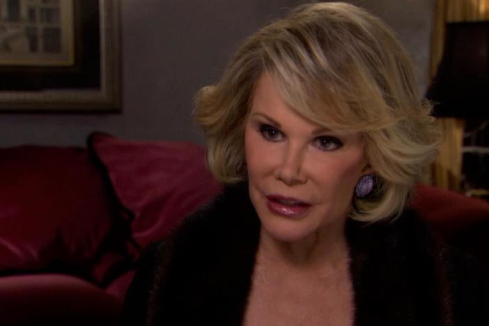 Joan Rivers speaks about her experience as a female comic in the early 60s.