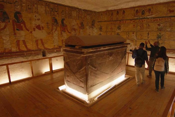 A tour of Ay's tomb with Egyptologist Dr. Tarek Tawfik.