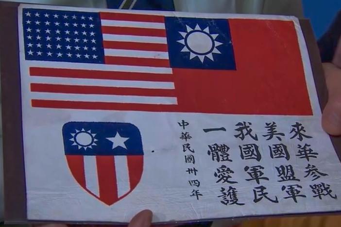 Appraisal: WWII Leather Blood Chit