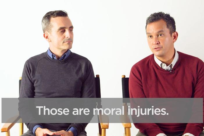 Filmmakers Michael Collins & Marty Syjuco on the difference between moral injury and PTSD.