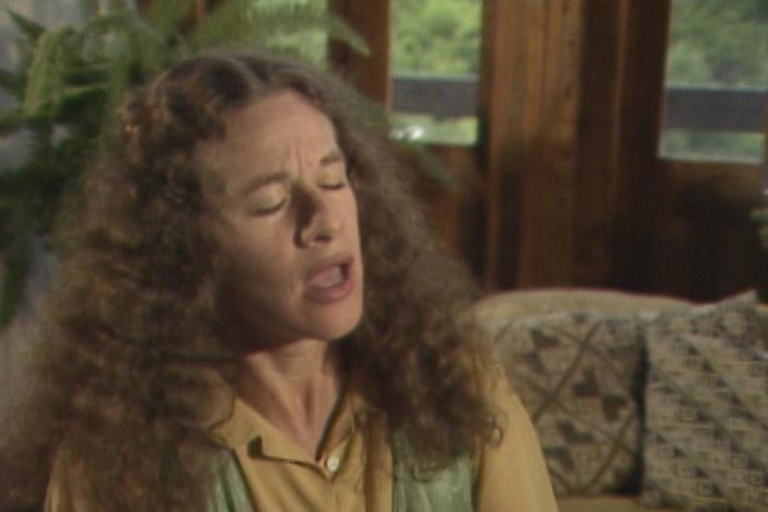 A never-before-seen clip of Carole King singing her song at the piano, recorded in 1982.