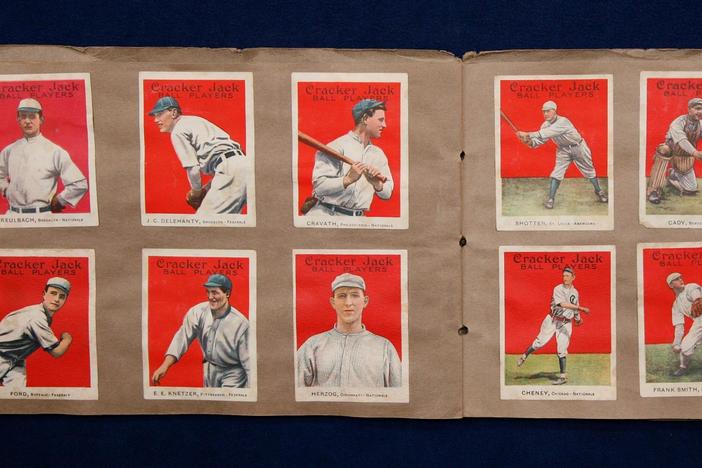 Cracker Jack Baseball Cards, ca. 1914 from ROADSHOW's Special: Tasty Treasures