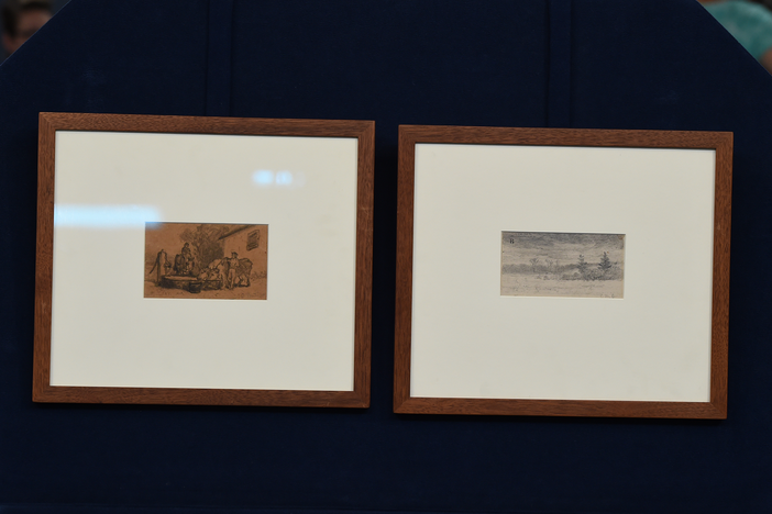 Appraisal: Edward Mitchell Bannister Sketches, ca. 1855, in Virginia Beach Hour 3