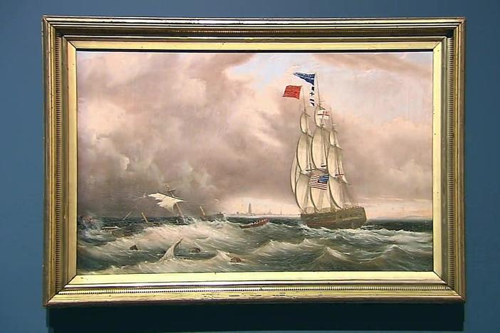 This art exhibition explores American identity and life by the sea