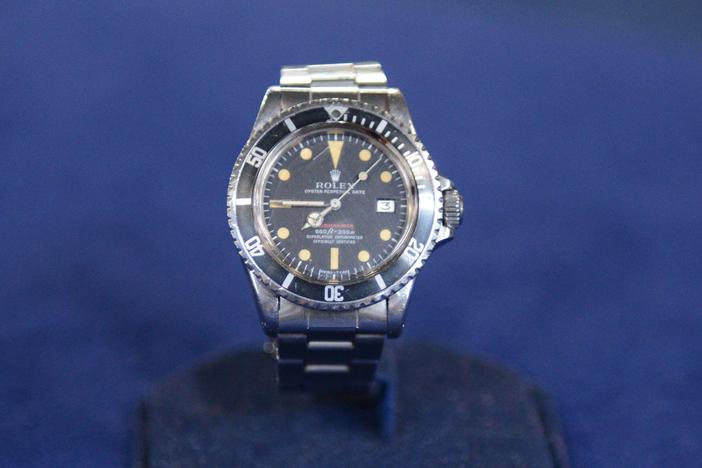 Appraisal: Rolex Red Submariner Watch, ca. 1972, from Cleveland Hr 1.