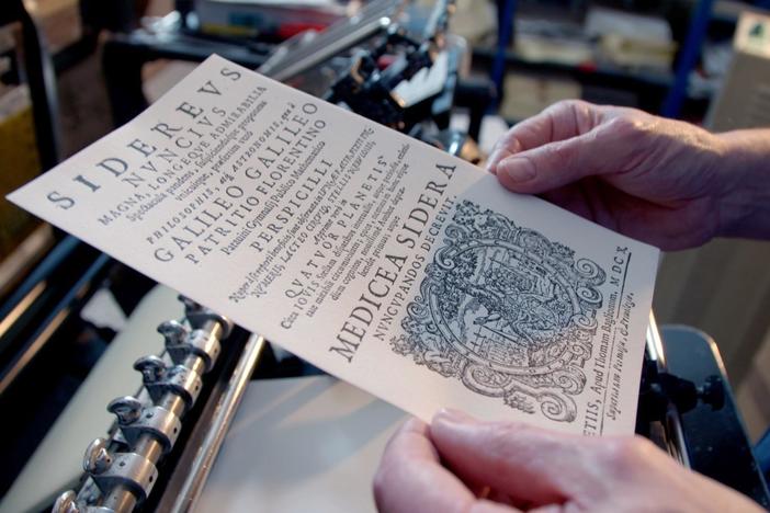 Join experts as they examine an alleged proof copy of Galileo’s “Sidereus Nuncius.”