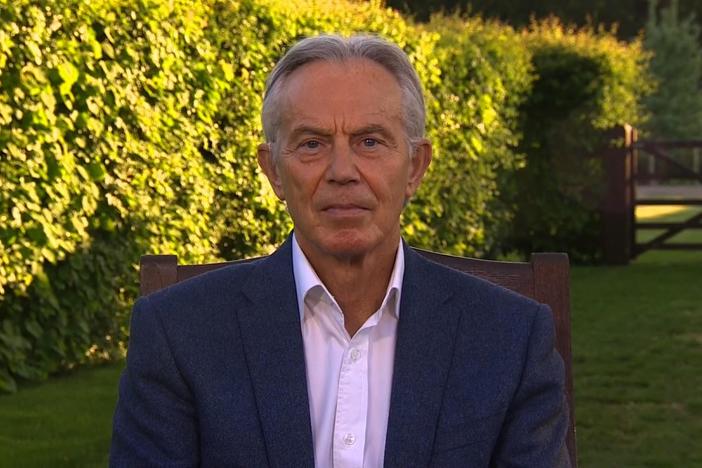 Former British PM Tony Blair joins the program.