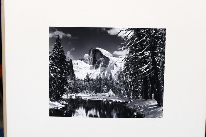 Appraisal: 1938 Ansel Adams-signed Photograph, from Tucson, Hr 3.