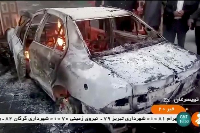 How is the Iranian government responding to protests?